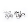 Horse Tibetan Style Alloy Charms TIBEP-Q052-31AS-LF-2