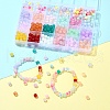 DIY Glass Round & Acrylic Beads Bracelet Making Kits DIY-YW0009-85-3