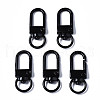 Spray Painted Eco-Friendly Alloy Swivel Snap Hooks Clasps PALLOY-T080-02A-NR-1