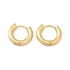 Frosted 304 Stainless Steel Huggie Hoop Earrings for Women EJEW-C096-32E-G-2