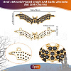 Beebeecraft 5Pcs Brass with Clear Grade AAA Cubic Zirconia Pendants KK-BBC0015-41-2