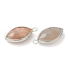 Natural Sunstone Pendants G-B009-01P-C-2