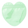 Heart Shaped Plastic Packaging Yin-yang Zip Lock Bags OPP-D003-02D-1