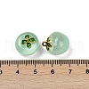 Transparent Glass Apple Pendants DGLA-E004-16L-3