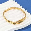 304 Stainless Steel Panther Chain Bracelets For Men BJEW-V013-02G-4