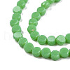 Opaque Solid Color Glass Beads Strands GLAA-N052-05A-A21-3