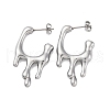 304 Stainless Steel Stud Earrings EJEW-B108-16P-4