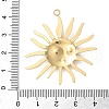 304 Stainless Steel Pendants STAS-S172-08G-3