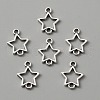 Tibetan Style Alloy Connector Charms FIND-CJC0012-080-2