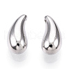 Rhodium Plated 925 Sterling Silver Charms STER-T004-58P-1