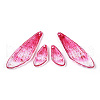 Transparent Resin Wing Earrings Pendants FIND-TAC0006-60B-2