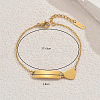Stainless Steel Link Bracelets IH0298-2