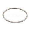 Non-Tarnish 7Pcs Vacuum Plating 202 Stainless Steel Plain Ring Bangle Sets BJEW-M317-16A-P-2