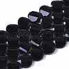 Opaque Solid Color Glass Beads Strands GLAA-N032-06O-1