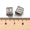 26Pcs 26 Styles 304 Stainless Steel Cube Beads STAS-V009-01P-3