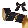 10 Yards Polyester & Cotton Ribbons OCOR-WH0080-74-1