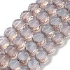 Electroplate Glass Beads Strands EGLA-C010-01A-PL04-1