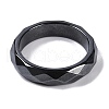 Magnetic Synthetic Hematite Finger Ring for Men Women RJEW-A047-01B-2