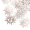 201 Stainless Steel Filigree Pendants STAS-CJ0001-206-3