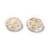 Transparent Plating Acrylic Beads OACR-L013-027-2