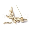 Dragonfly Alloy Rhinestone Brooches for Backpack Clothes JEWB-M067-05A-G-2