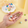 Craftdady 60Pcs 15 Style Transparent and Opaque Resin Cabochons CRES-CD0001-06-16