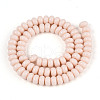 Opaque Spray Painted Glass Beads GLAA-ZX008-8mm-18H-2