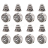 Tibetan Silver Guru Bead Sets PALLOY-TA0001-04AS-2
