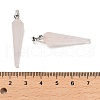 Natural Rose Quartz Pointed Pendants G-D089-01P-06-3