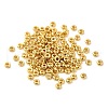 Brass Flat Round Spacer Beads KK-M085-19G-NR-2