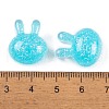 Transparent Epoxy Resin Bunny Decoden Cabochons CRES-P035-03E-3