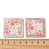 Opaque Acrylic Pendants BACR-D002-09A-3