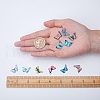 SUNNYCLUE Printed Alloy Enamel Pendants PALLOY-SC0002-35-3