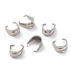 Non-Tarnish 201 Stainless Steel Snap on Bails STAS-K259-16P-3