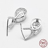 925 Sterling Silver Pendant Bails STER-E050-36S-A-3