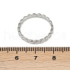 304 Stainless Steel Plain Band Finger Rings RJEW-P153-01P-5