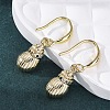 Brass Micro Pave Colorful Cubic Zirconia Dangle Earrings EJEW-F362-13G-3