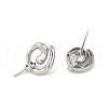 Vortex Brass Stud Earring Findings KK-M270-30P-2