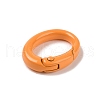 Spray Painted Alloy Spring Gate Rings AJEW-C035-01M-2
