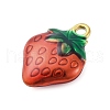 304 Stainless Steel Pendants STAS-V003-08G-03-2