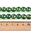 Electroplate Transparent Glass Beads Strands GLAA-T032-T10mm-AB07-4