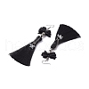 Halloween Alloy and Polyester Pendants Earrings EJEW-JE05971-4