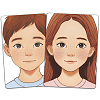 Plastic Makeup Painting Practice Board MRMJ-WH0101-001-2