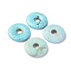 Natural Howlite Pendants TURQ-L031-017B-1