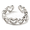 Non-Tarnish 304 Stainless Steel Cuff Rings RJEW-E076-01P-2