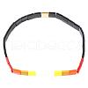 TILA Glass Seed Beads Stretch Bracelets for Men Women WI4192-5