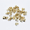 Brass Bead Cap Bails KK-G331-03G-NF-1