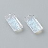 Embossed Glass Rhinestone Pendants GLAA-J101-07A-10