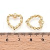 Brass Micro Pave Cubic Zirconia Pendants KK-N263-90G-3