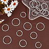 Beebeecraft 18Pcs 3 Styles 316 Surgical Stainless Steel Keychain Clasps STAS-BBC0005-80-4